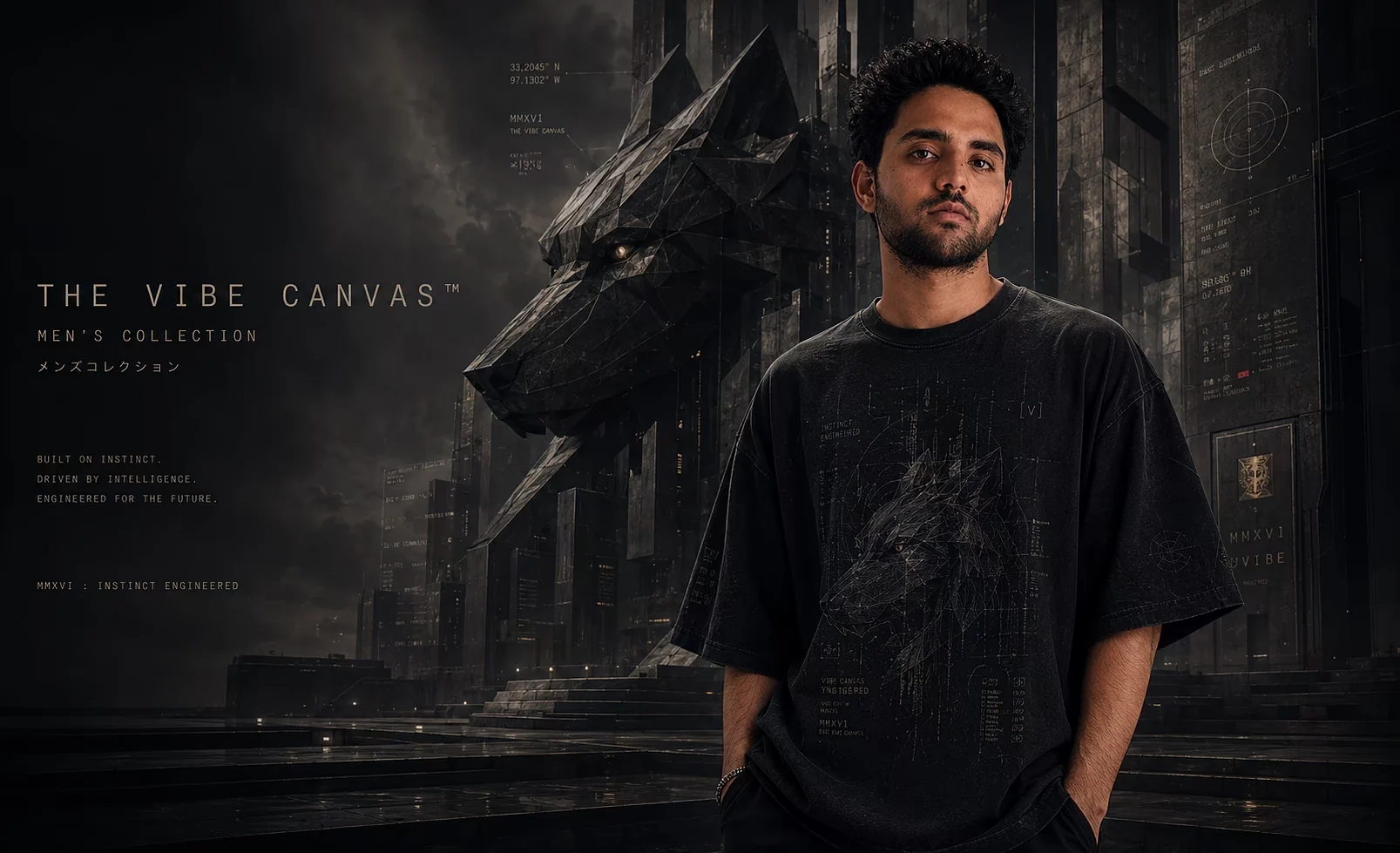 The Vibe Canvas apparel campaign artwork